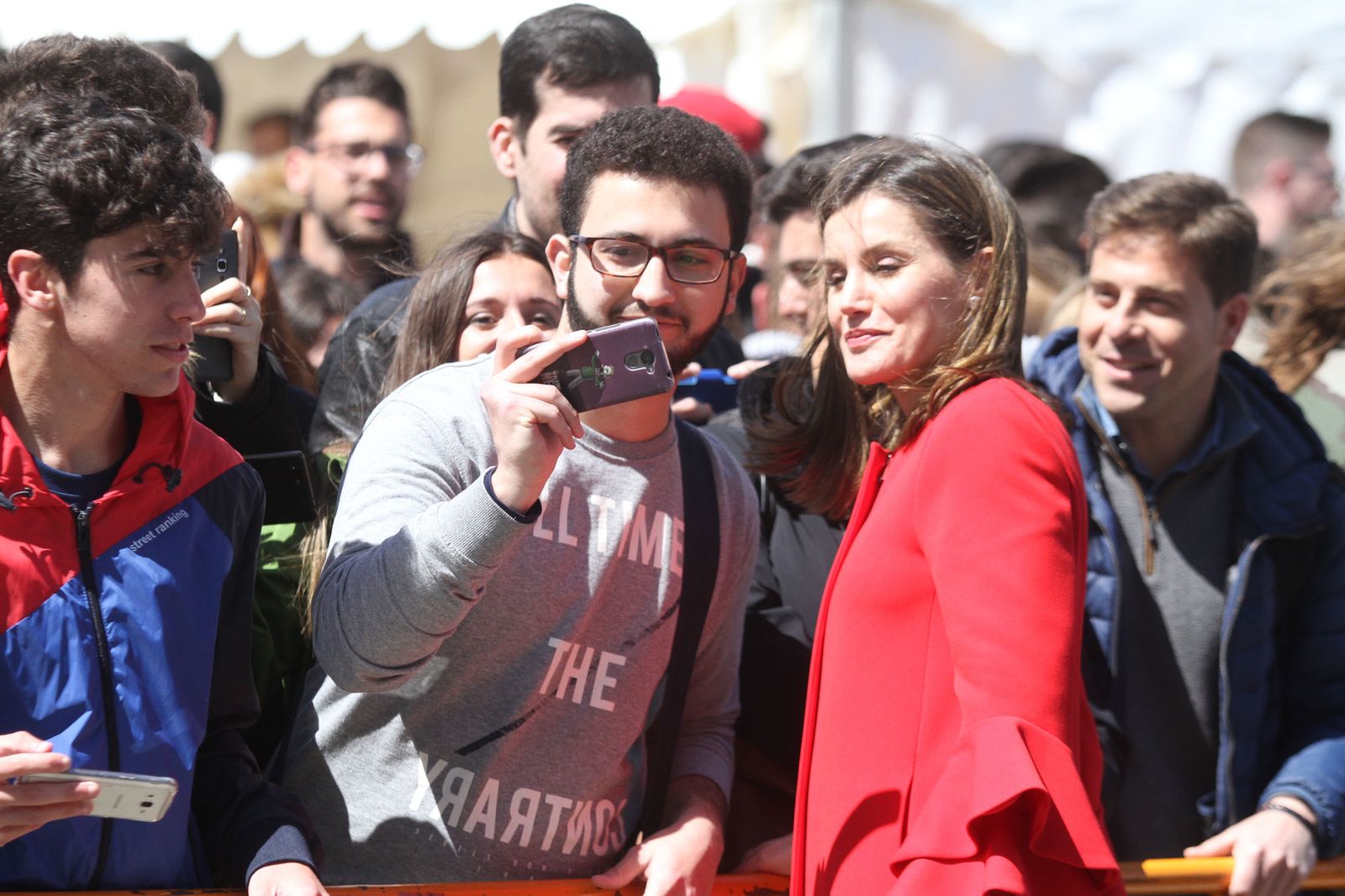 Imágenes de la visita de la reina Letizia a Huelva