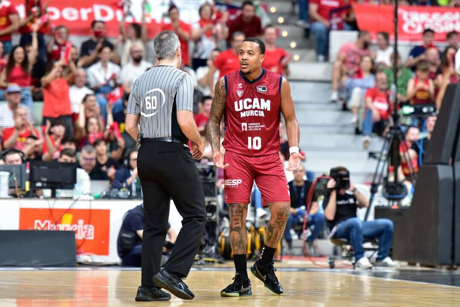 Las fotos del UCAM Murcia - Unicaja, 3º partido de semifinales de la ACB