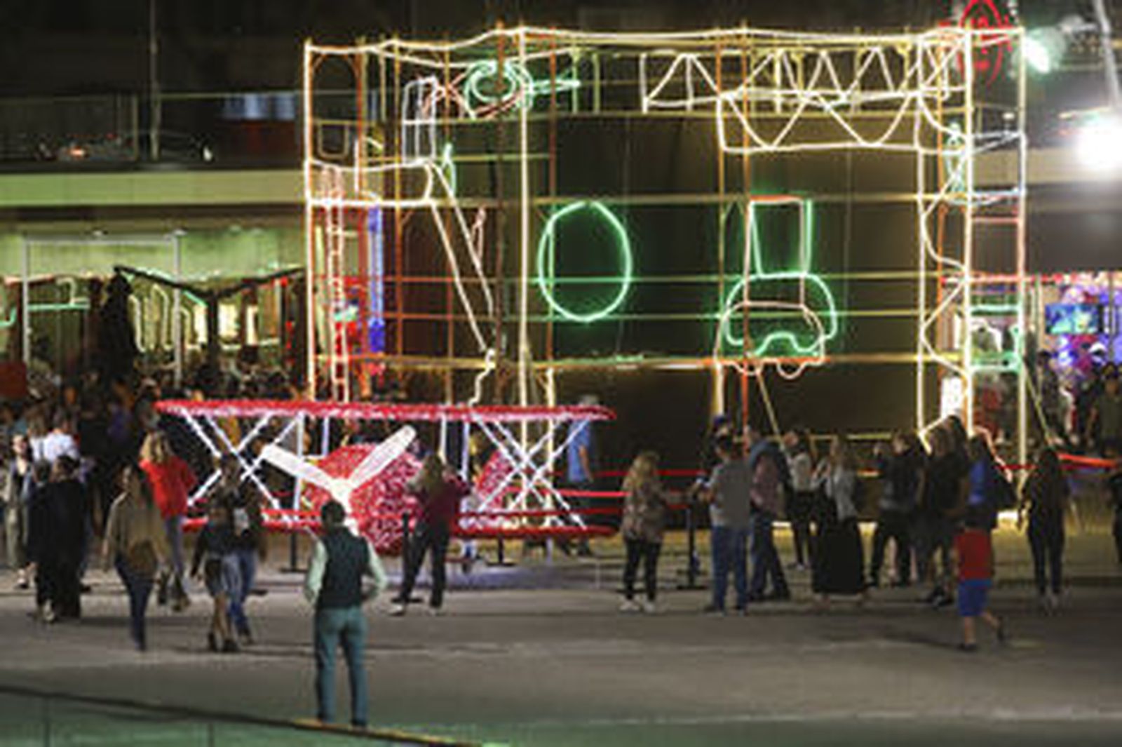 Una de las instalaciones de la Noche en Blanco de 2019.