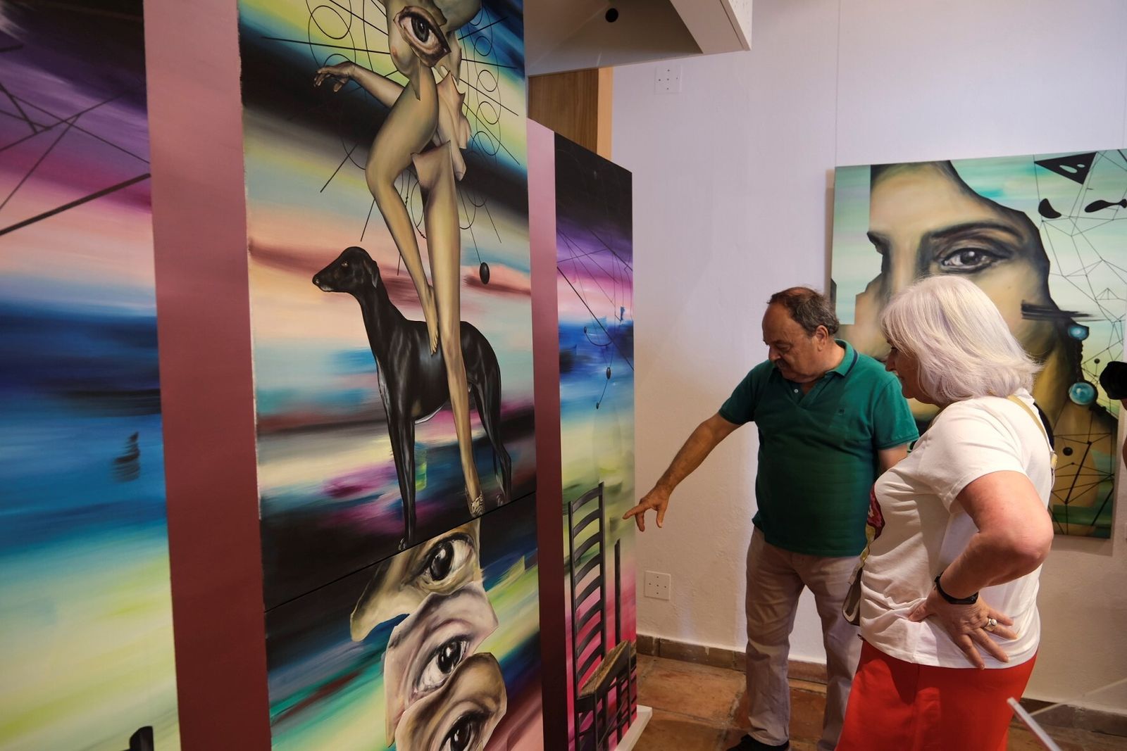 La exposición 'Melancolía', de Jesús Calzada, en el Palacio de Viana de Córdoba, en imágenes