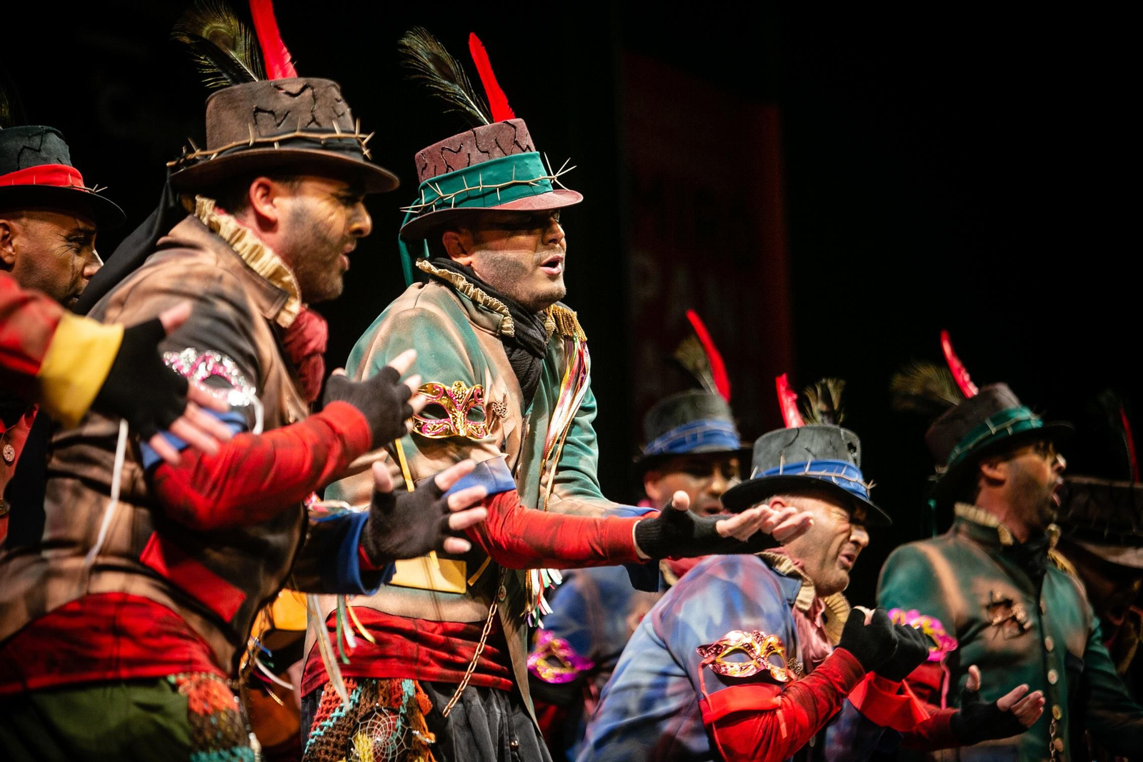 La comparsa "Apostasía libre"