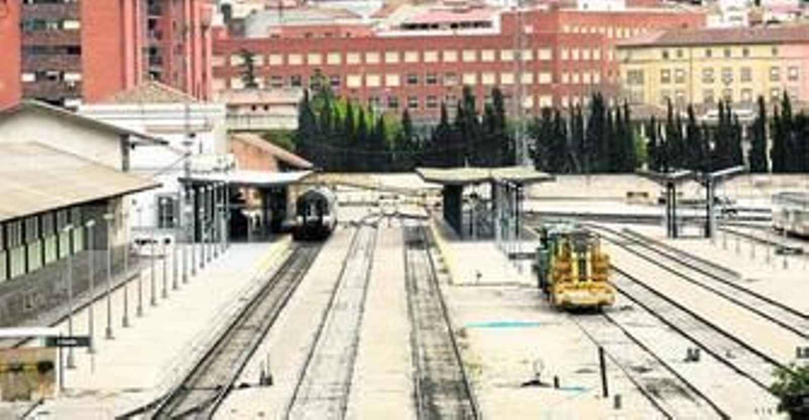 La actual estación de tren de Granada.