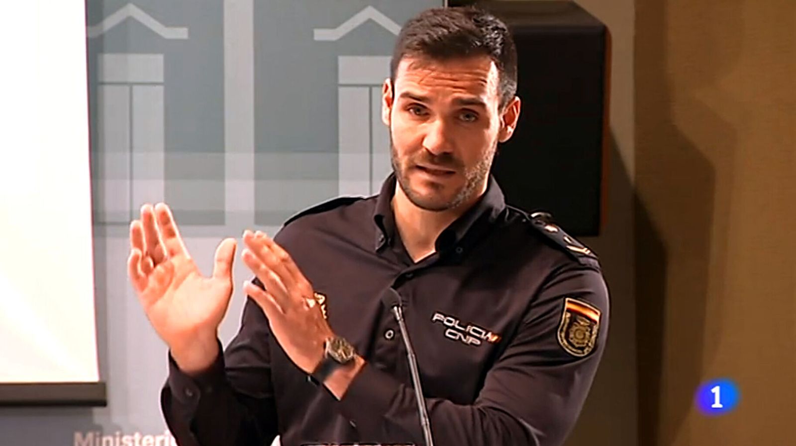 Saúl Craviotto, durante una conferencia