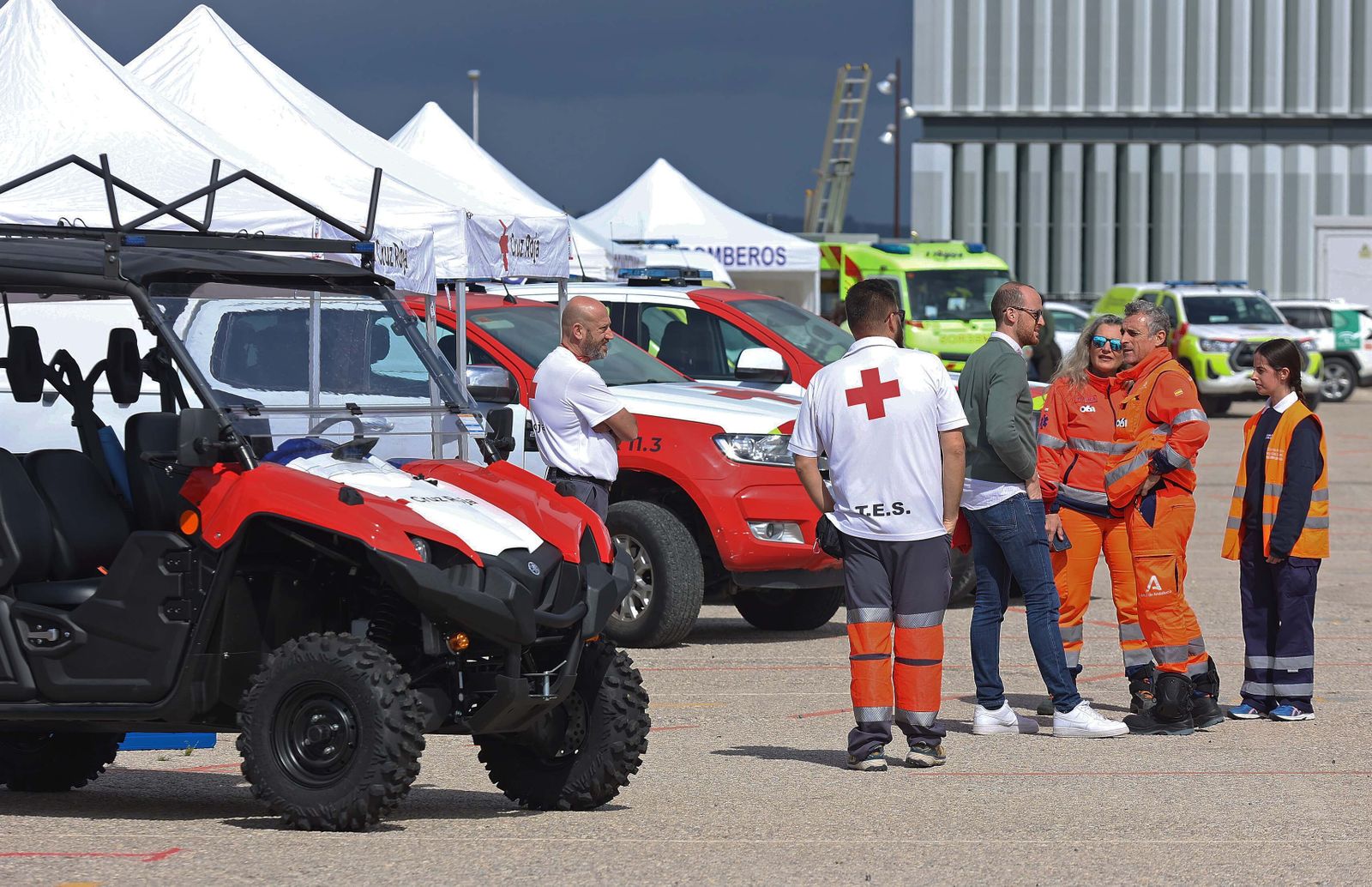 Imágenes del Día Europeo del 112 celebrado en el Puerto de Algeciras