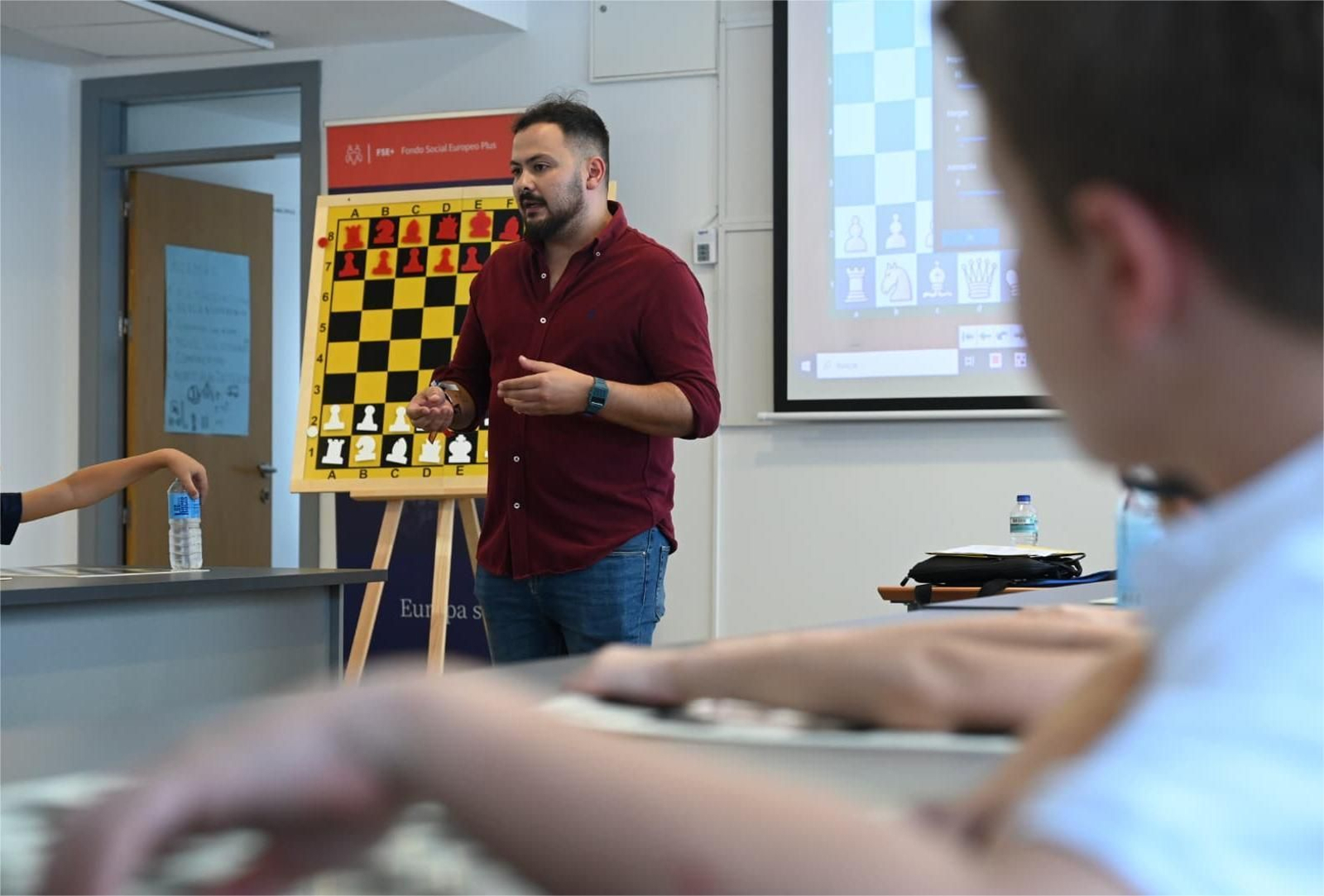 Martín de la Torre, durante su visita.