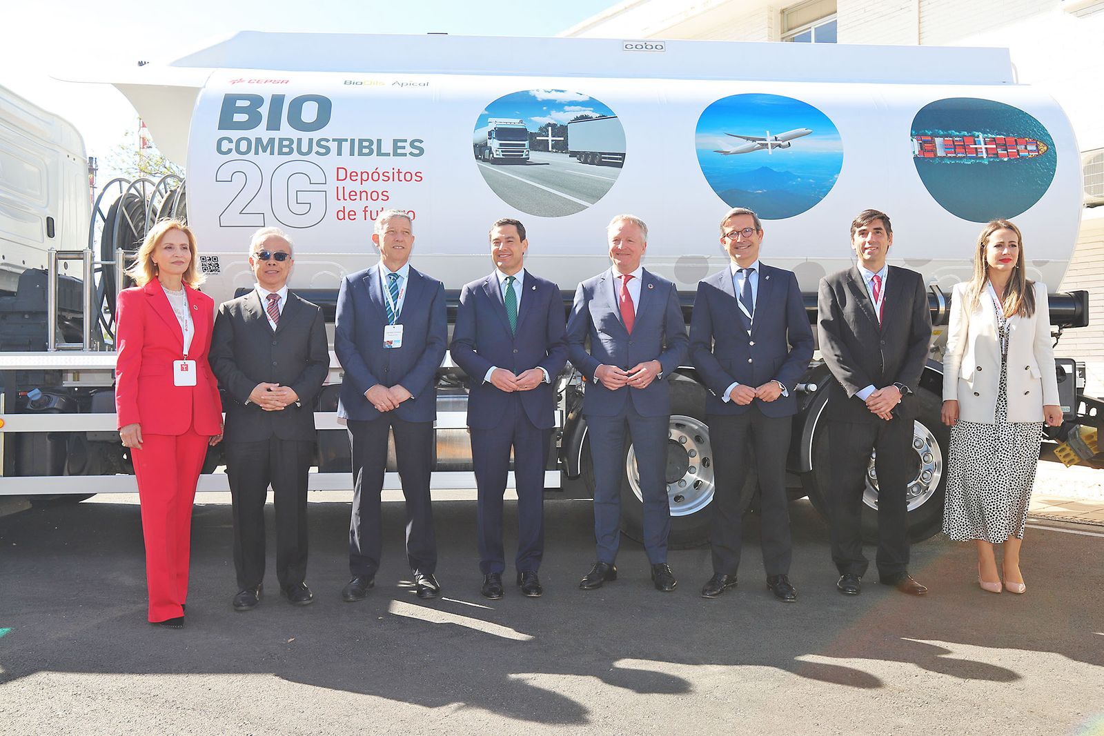 Presentación de la nueva planta de biocombustibles de segunda generación  de Cepsa en Palos de la Frontera (Huelva)