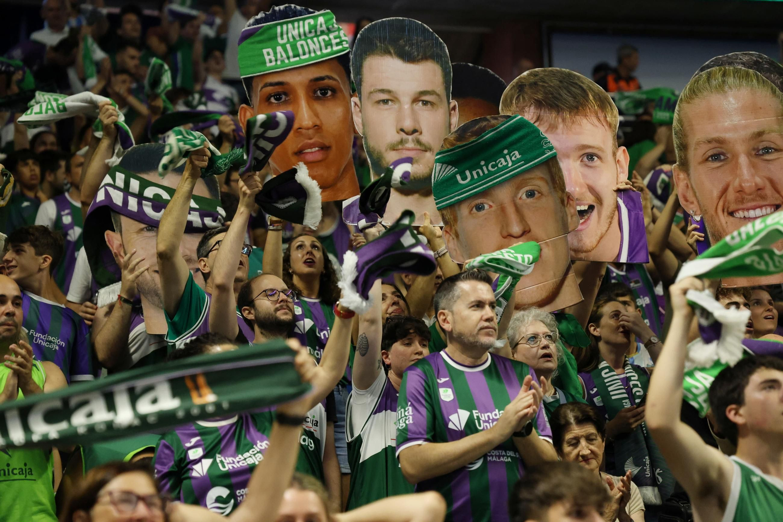 El Unicaja-Real Madrid, en fotos