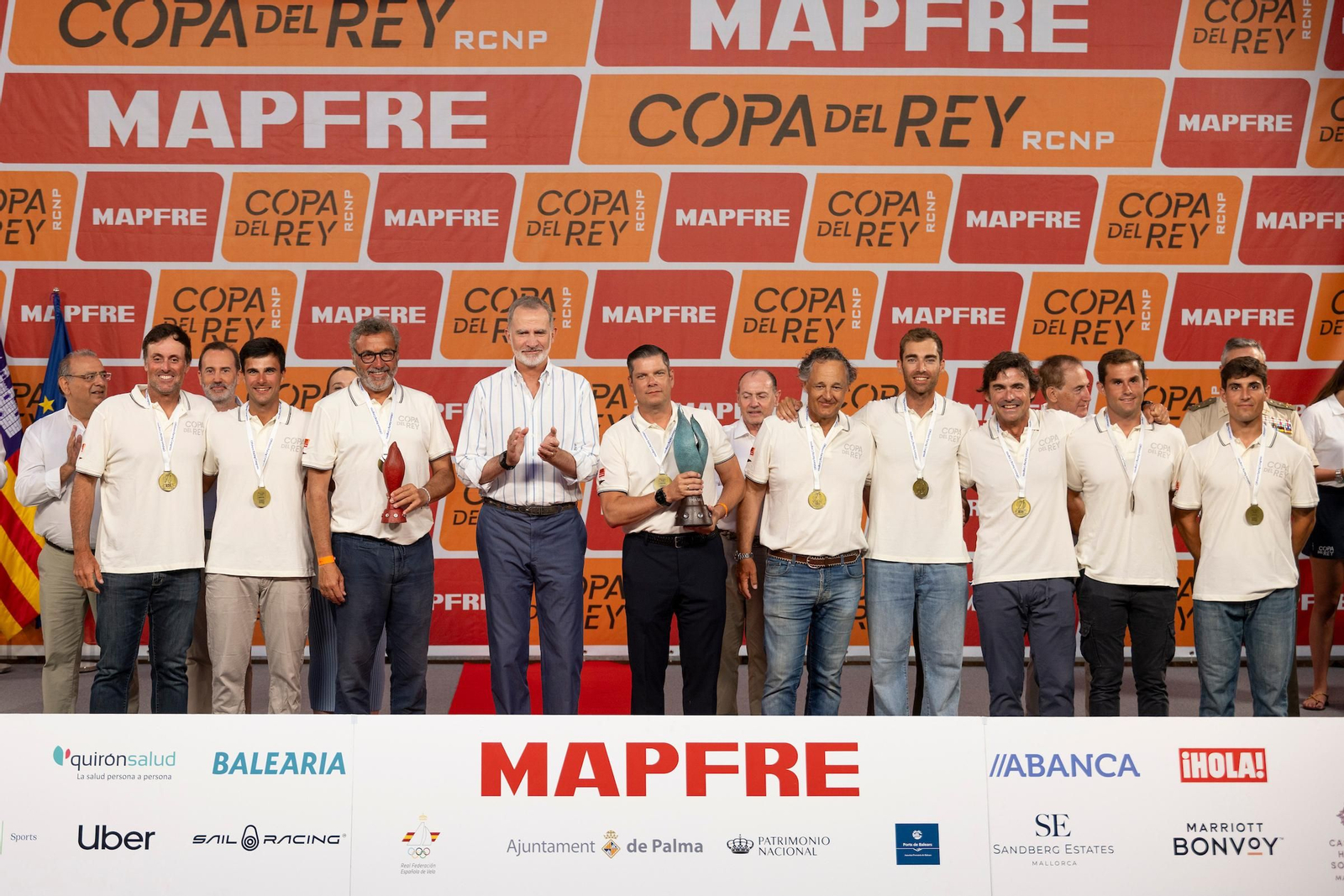 Las fotos de la entrega de premios de la Copa del Rey Mapfre de vela