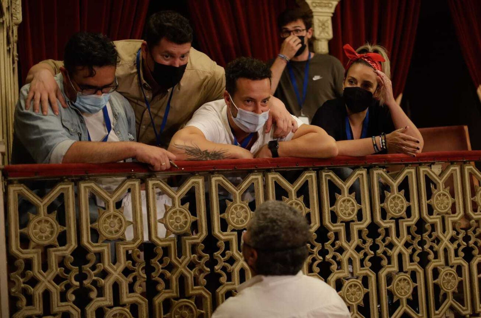 el ambiente de la tercera sesión de preliminares del COAC