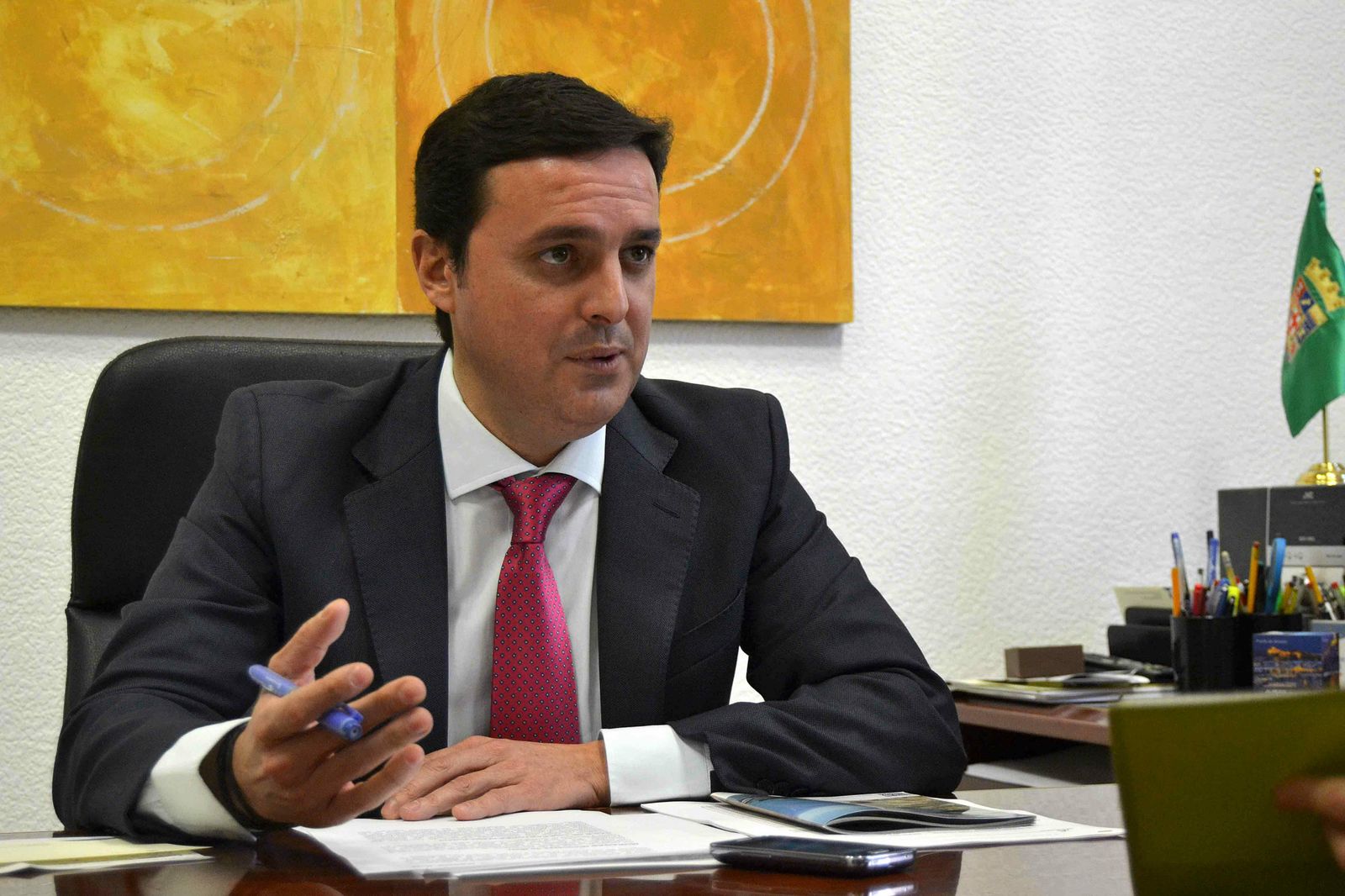 Javier Aureliano García, presidente de la Diputación Provincial.