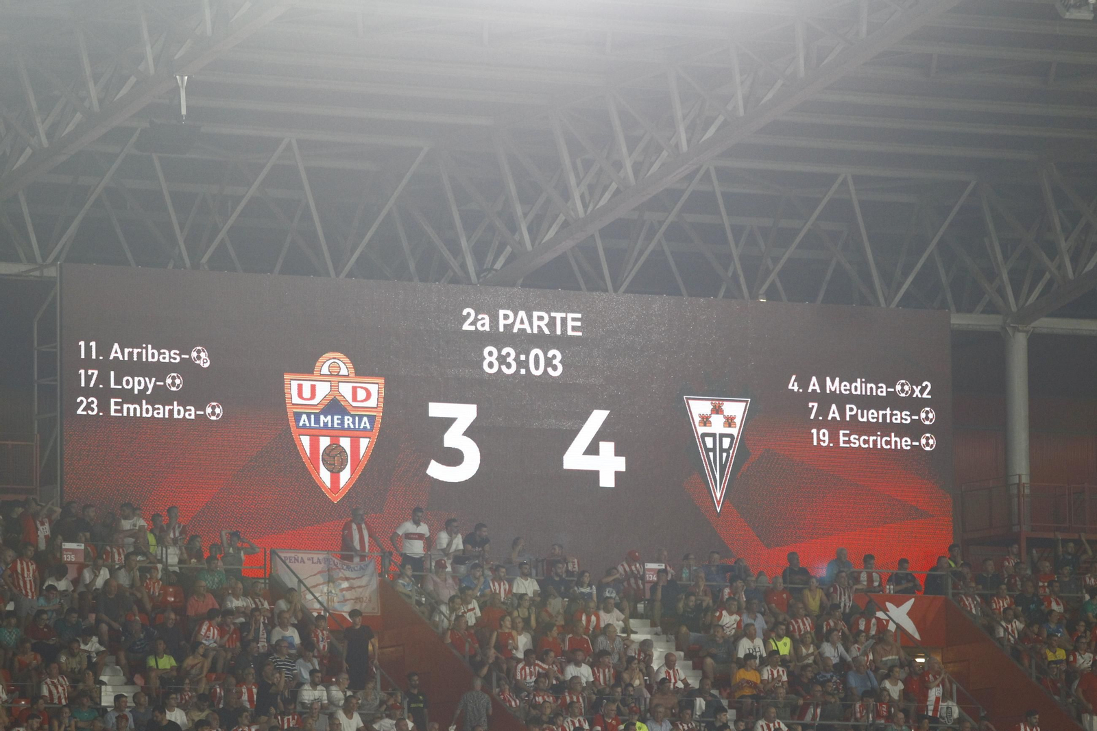 U.D. Almería-Albacete Balompié, en imágenes