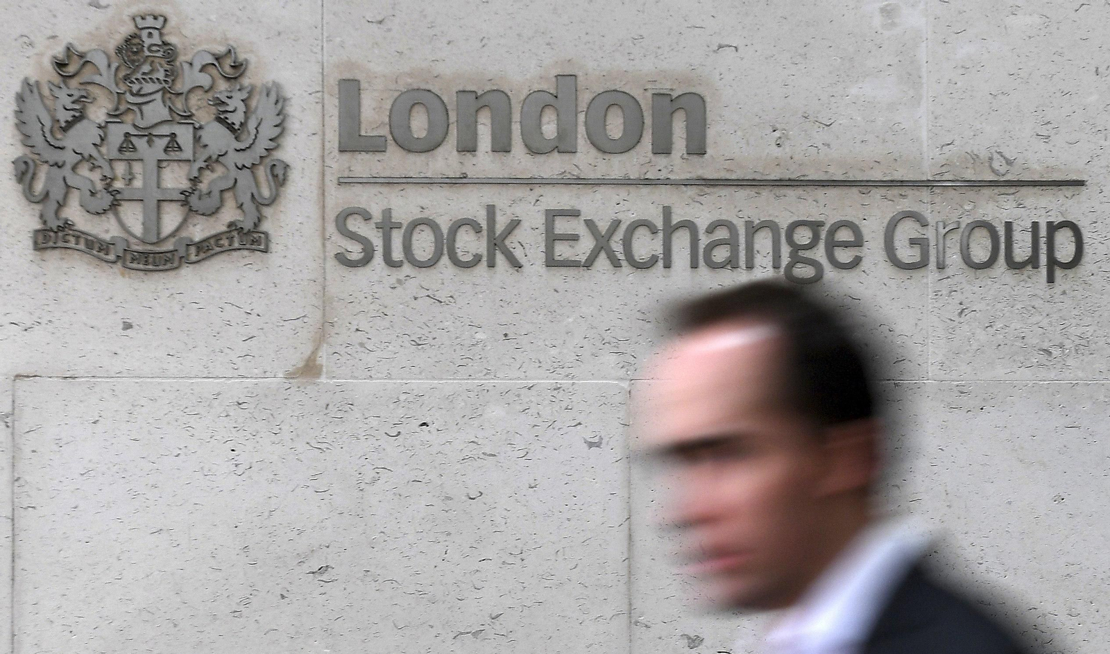 Imagen del logo de la London Stock Exchange.