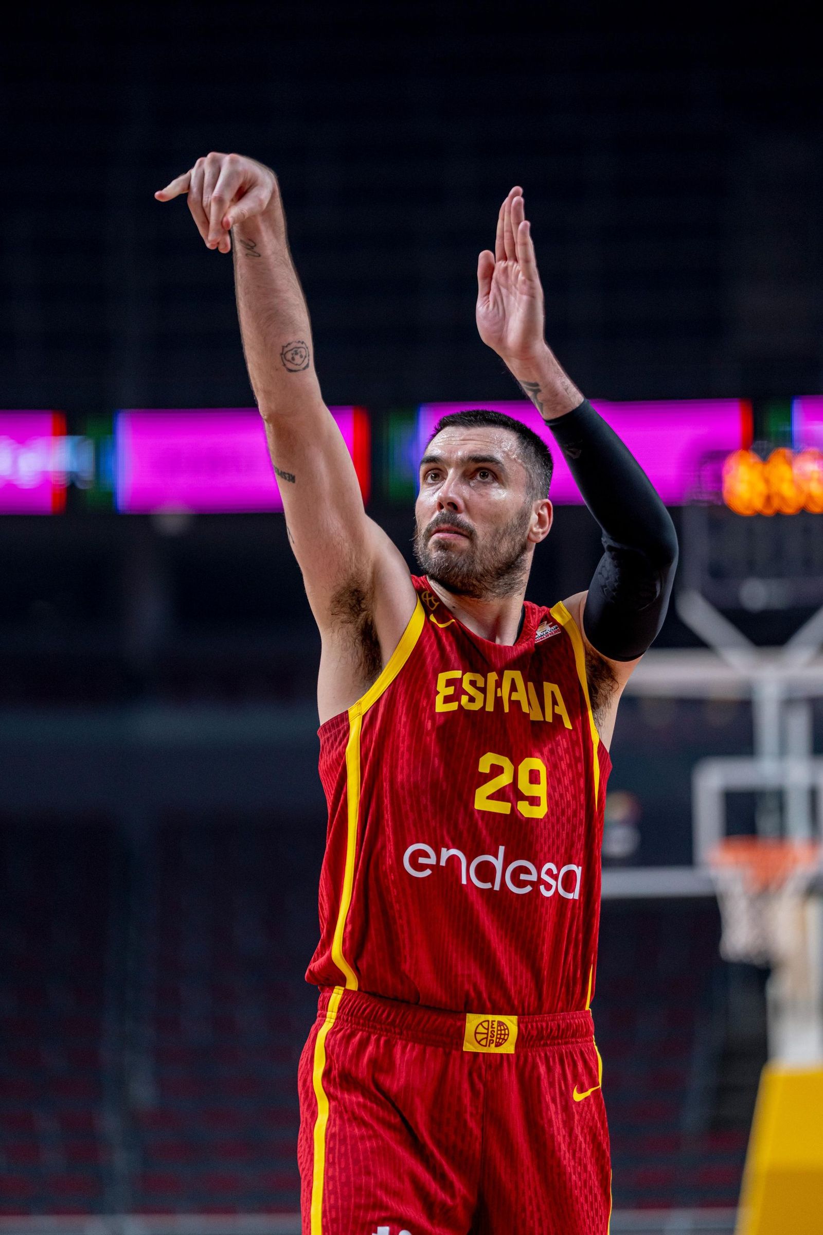 Las mejores fotos del Ucrania-España de baloncesto