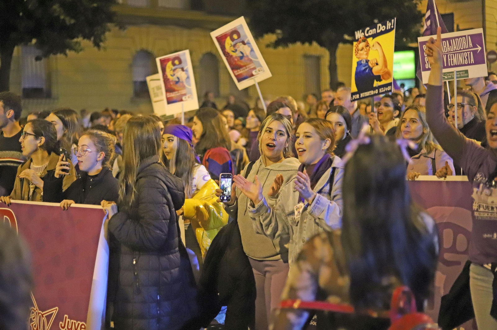 Imágenes de la manifestación del 8 de marzo, Día Internacional de la Mujer