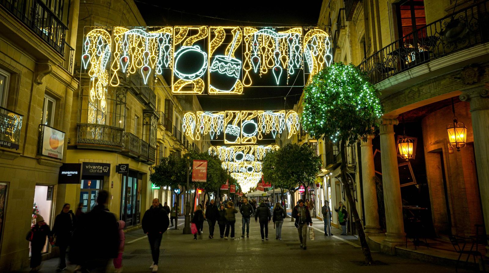 Así luce Jerez en Navidad