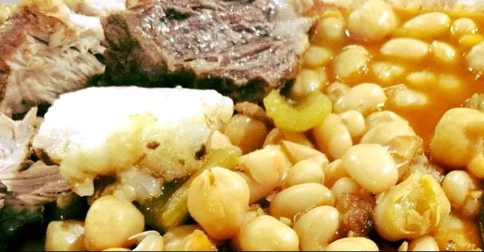 Cocido madrileño, en Mesón El asador de Jerez.