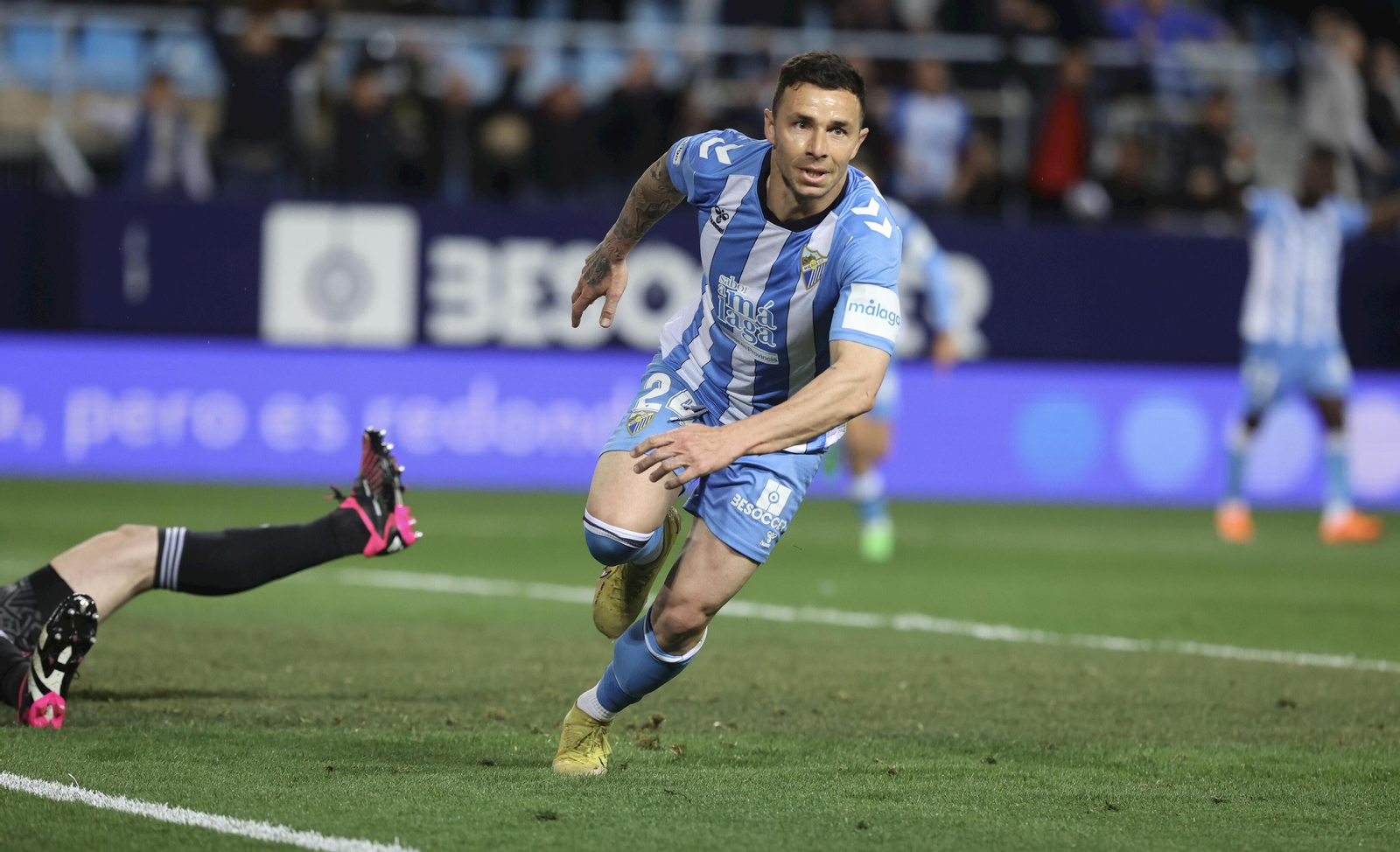 El Málaga CF-Zaragoza, en fotos