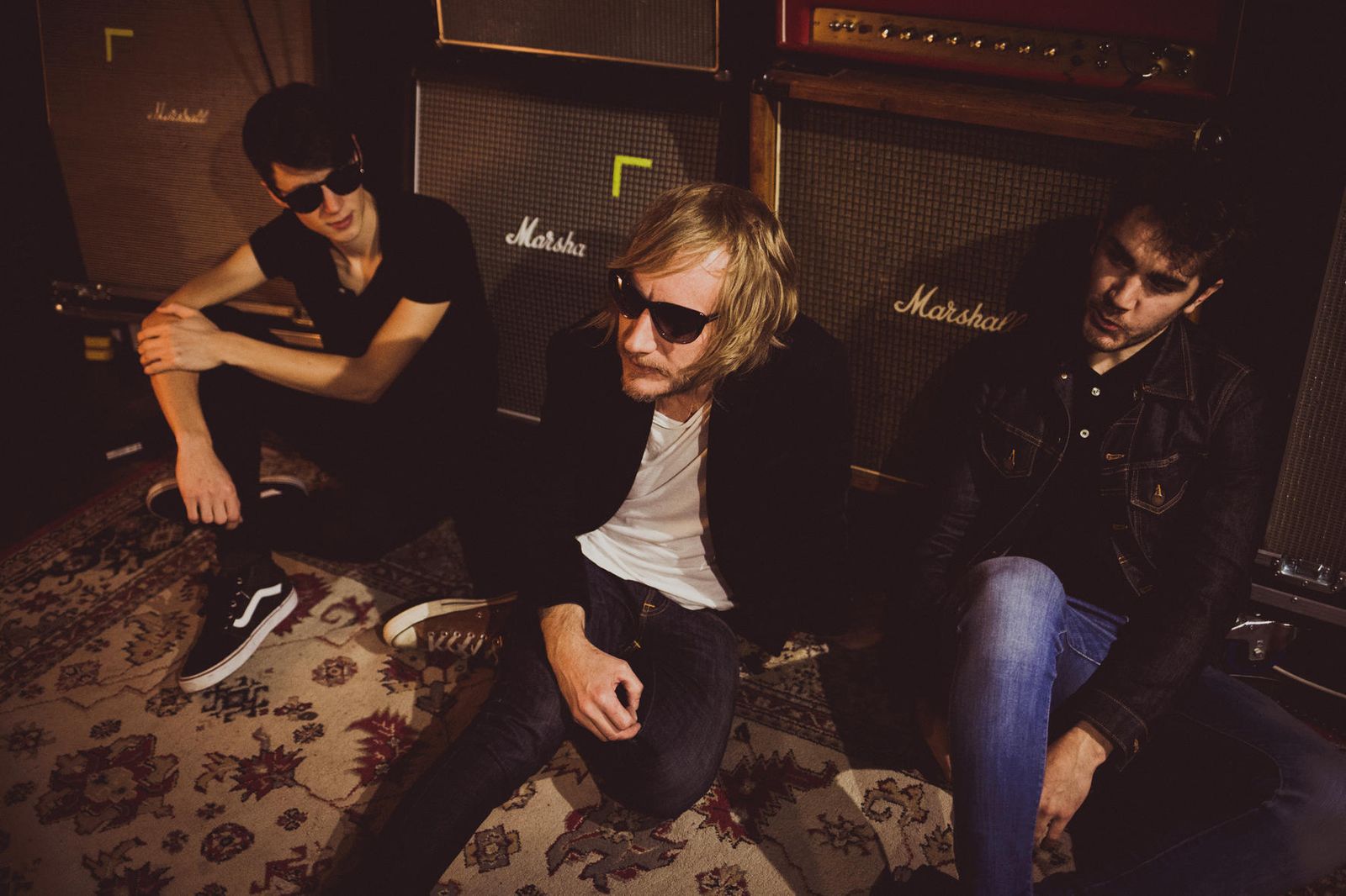 Los componentes de la banda murciana Neuman.