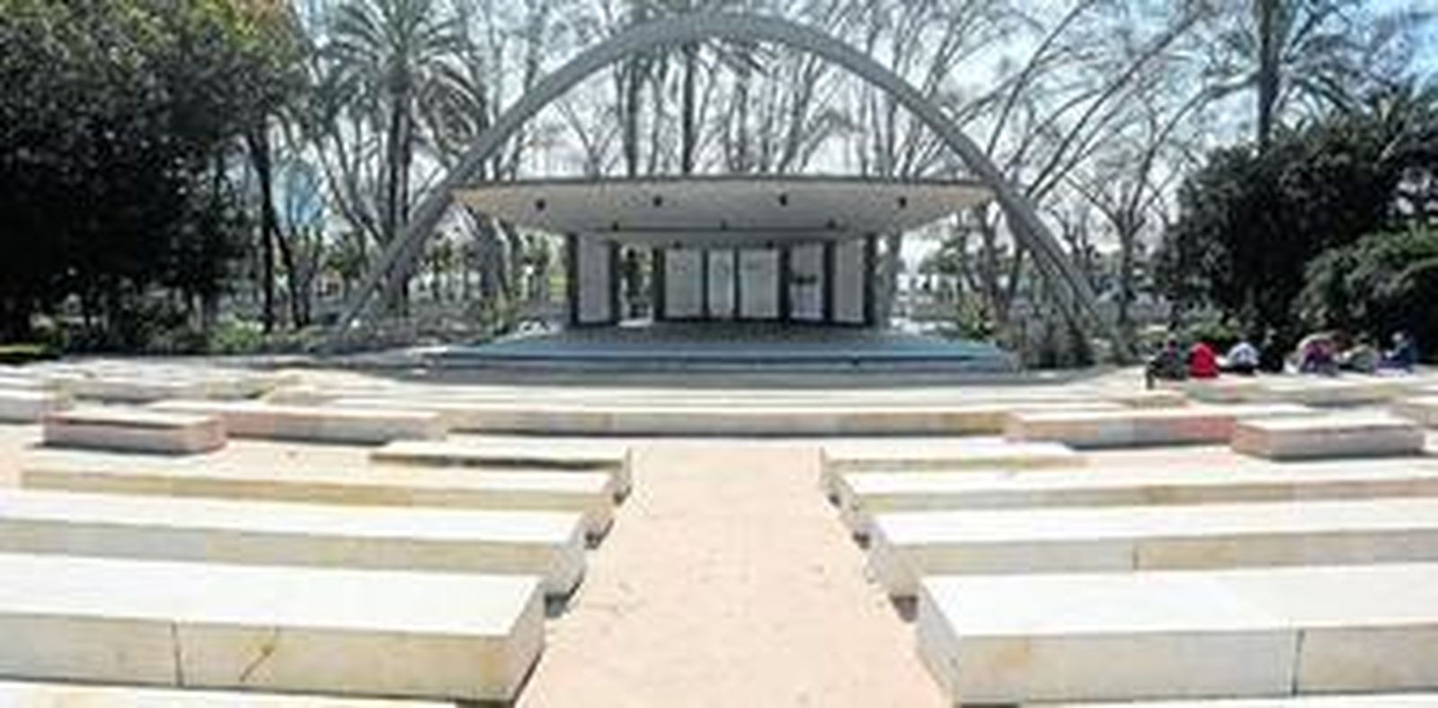 El recinto Eduardo Ocón, en el Paseo del Parque: aquí también es más fuerte el olvido.