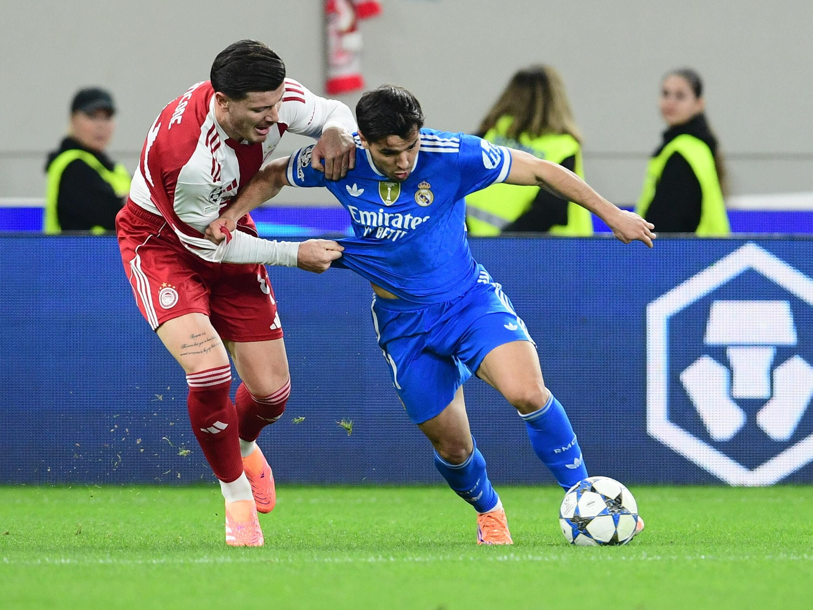 Las imágenes del Olympiacos-Real Madrid