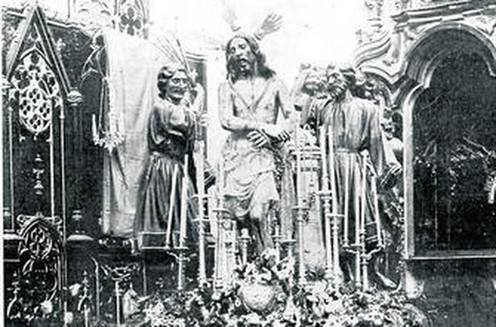 Ecce Homo y Columna marcharon juntas a la Catedral