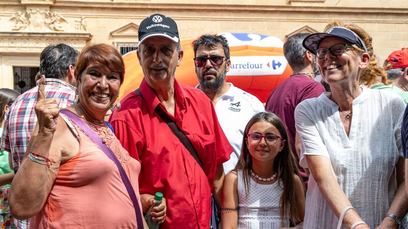 La salida de La Vuelta desde Úbeda, en imágenes