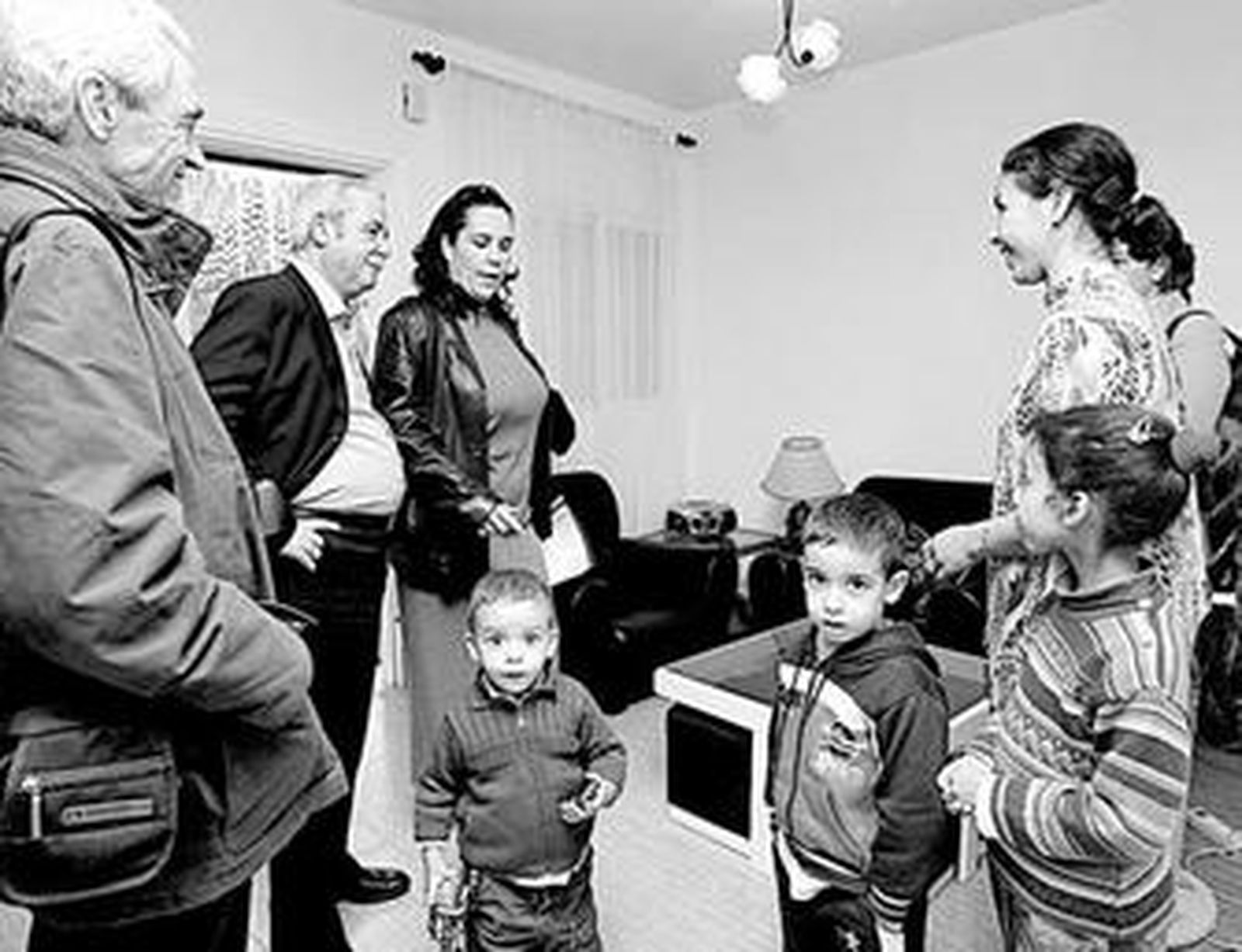 Una de las casas que más reforma necesitó fue la de Hadiya, con quien estuvo el delegado.