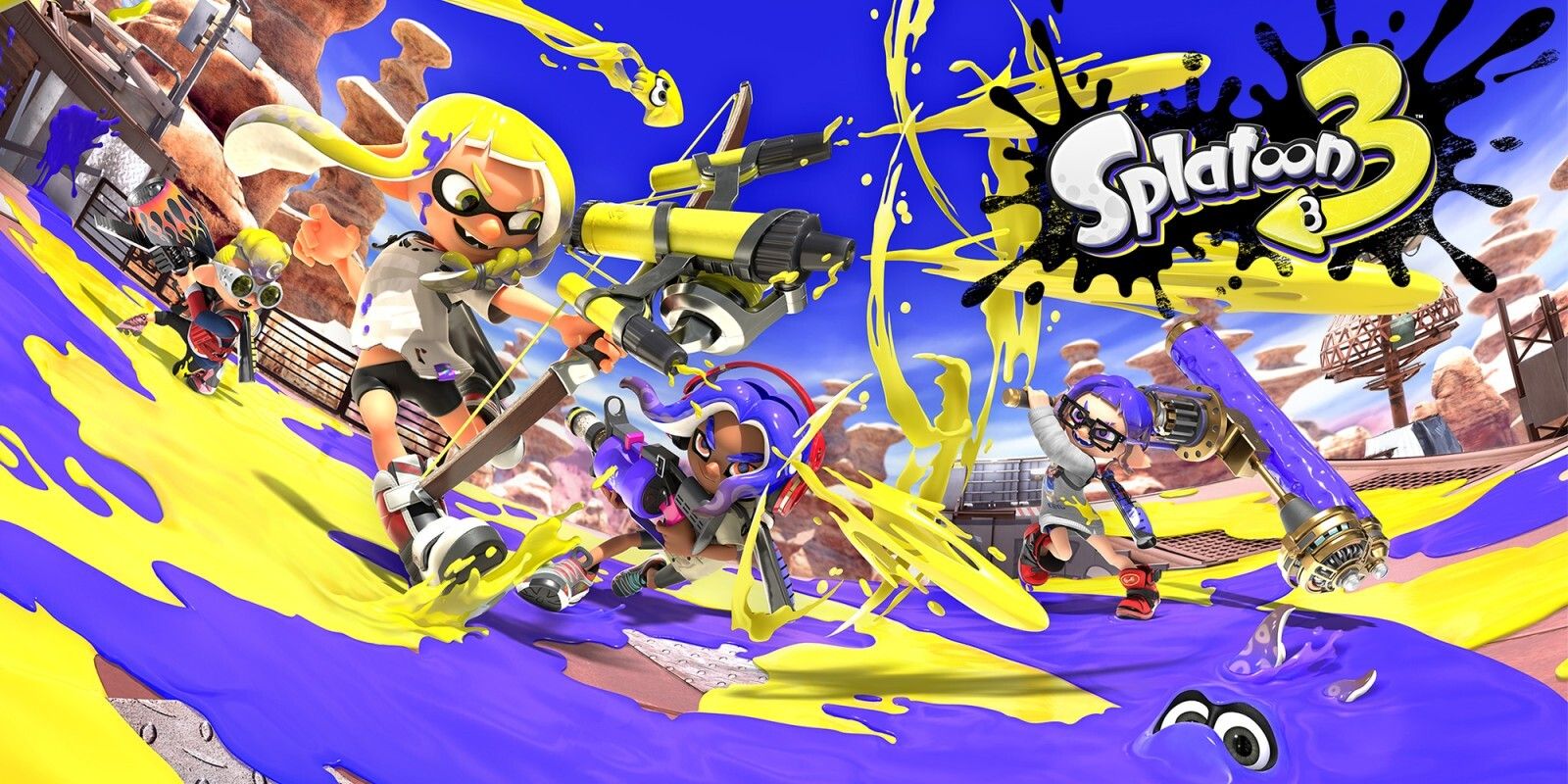 Splatoon 3, vuelven las alocadas batallas de pintura