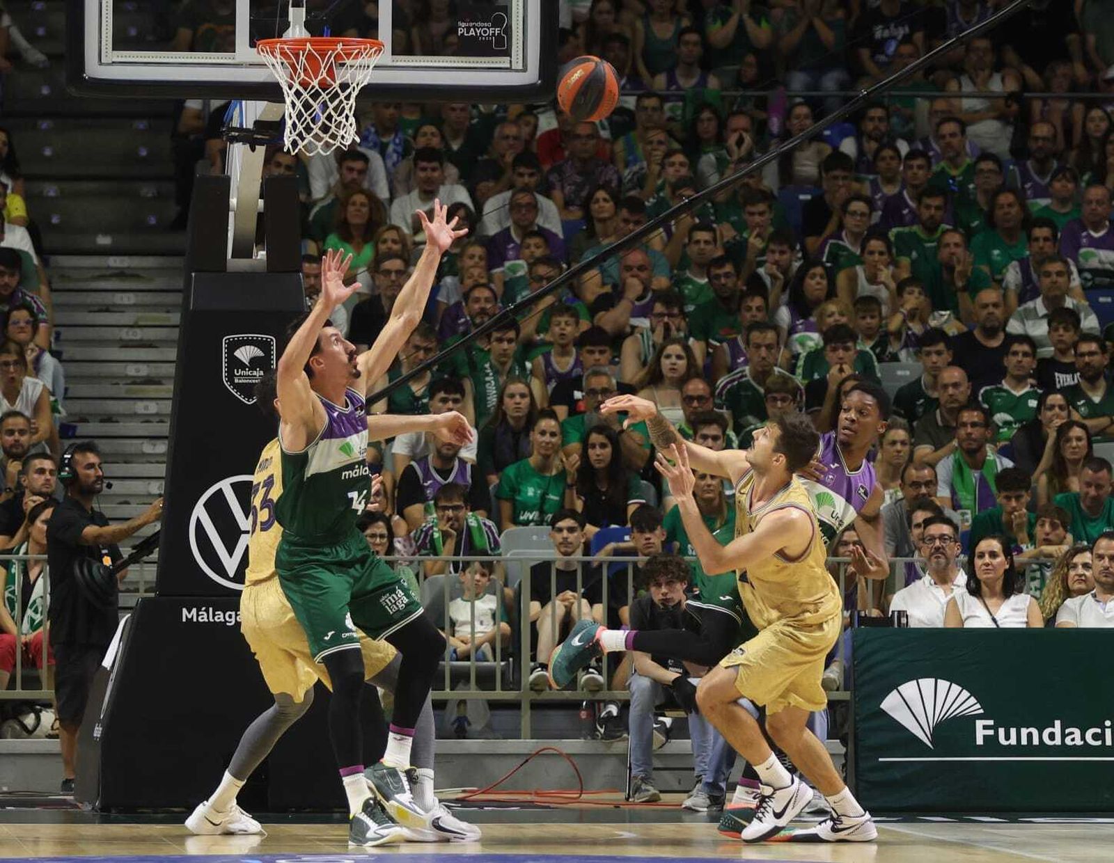 El Unicaja-Barcelona, en fotos