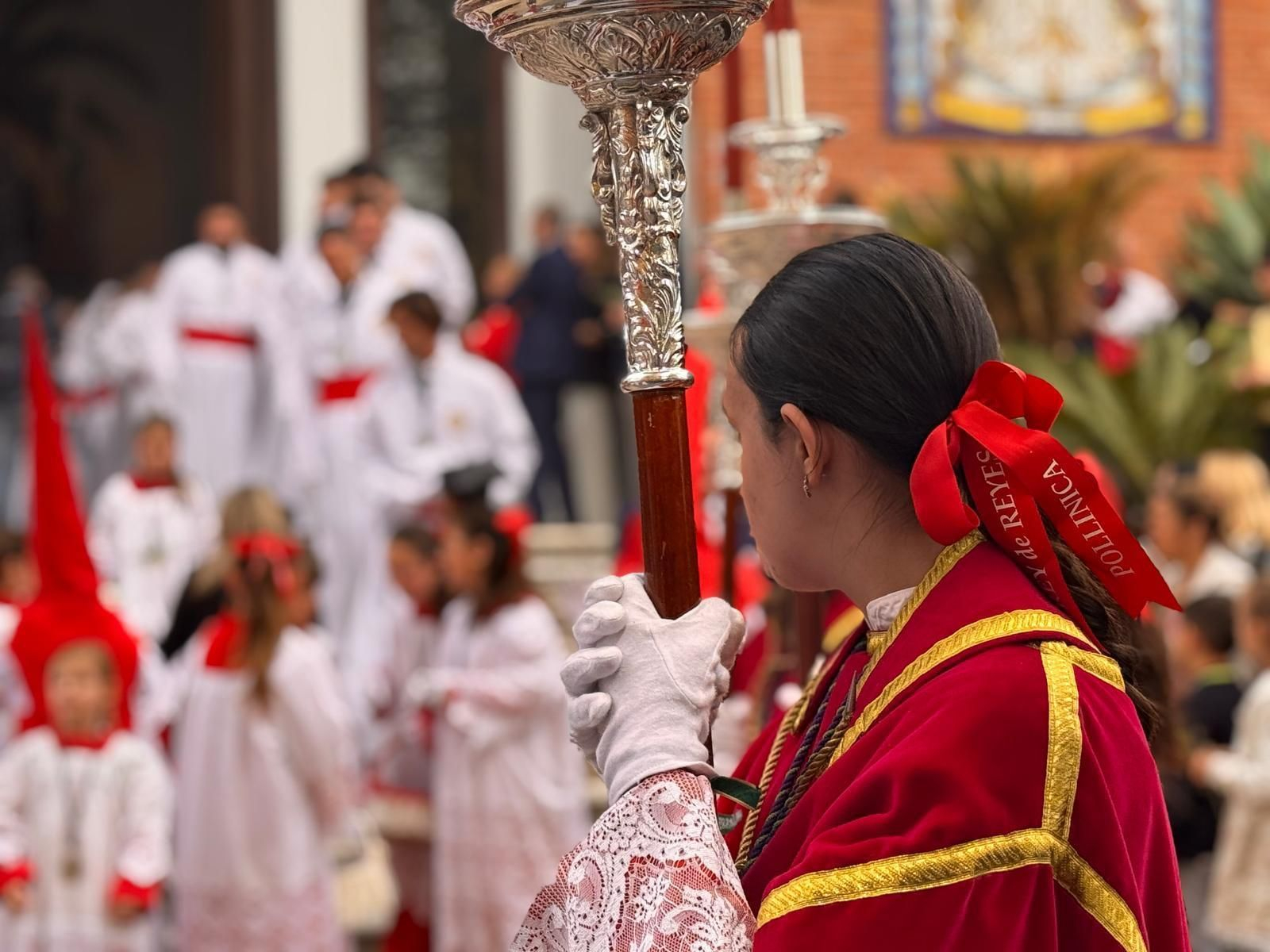 Exaltación en El Boquetillo de Fuengirola con la salida de La Pollinica Exaltación en El Boquetillo de Fuengirola con la salida de La Pollinica