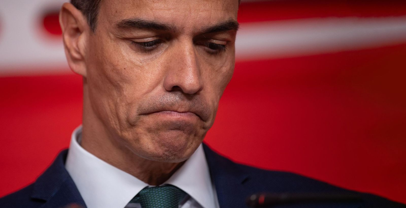 Pedro Sánchez, durante su comparecencia del 16 de junio.