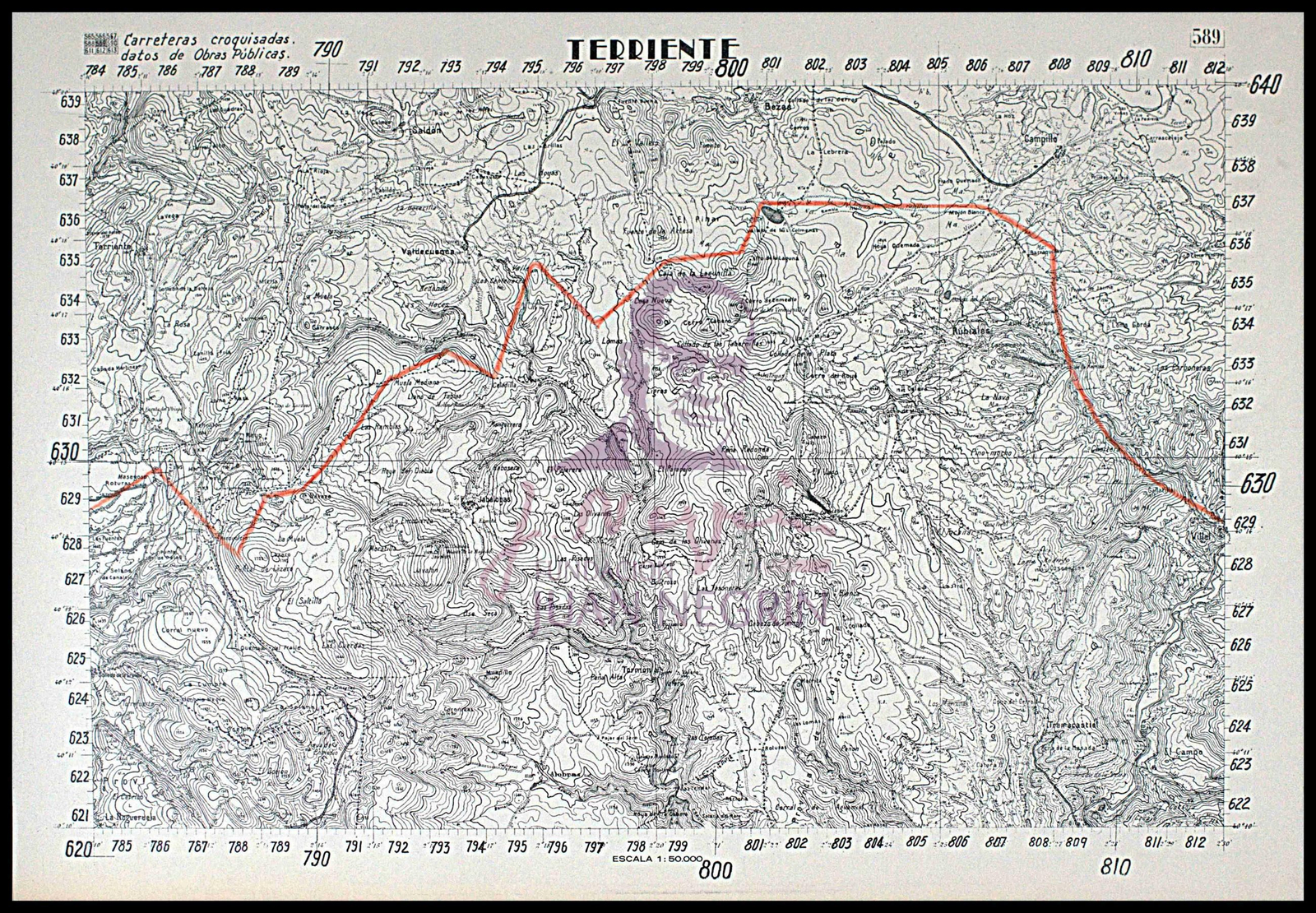 Uno de los mapas publicados