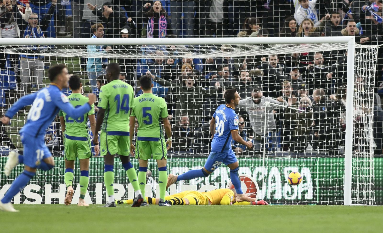 Las imágenes del Getafe-Betis