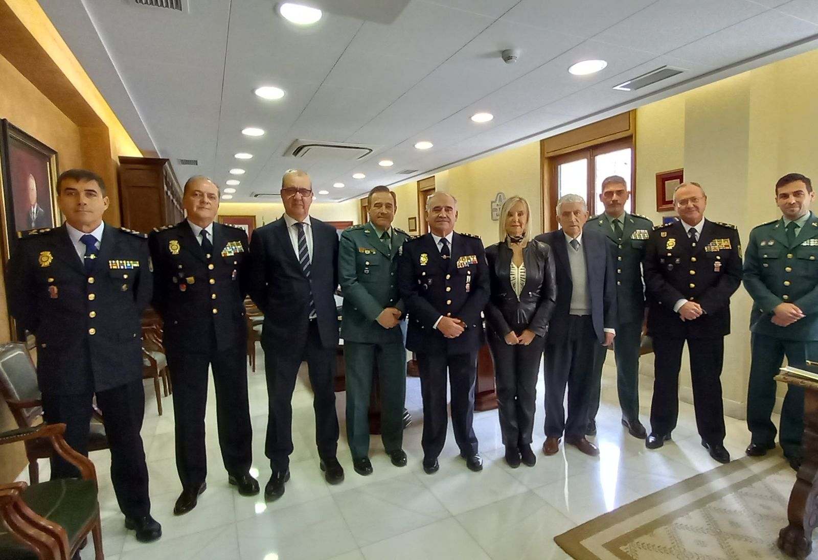 Reunión de coordinación entre la Fiscalía Superior y los mandos de las Fuerzas de Seguridad