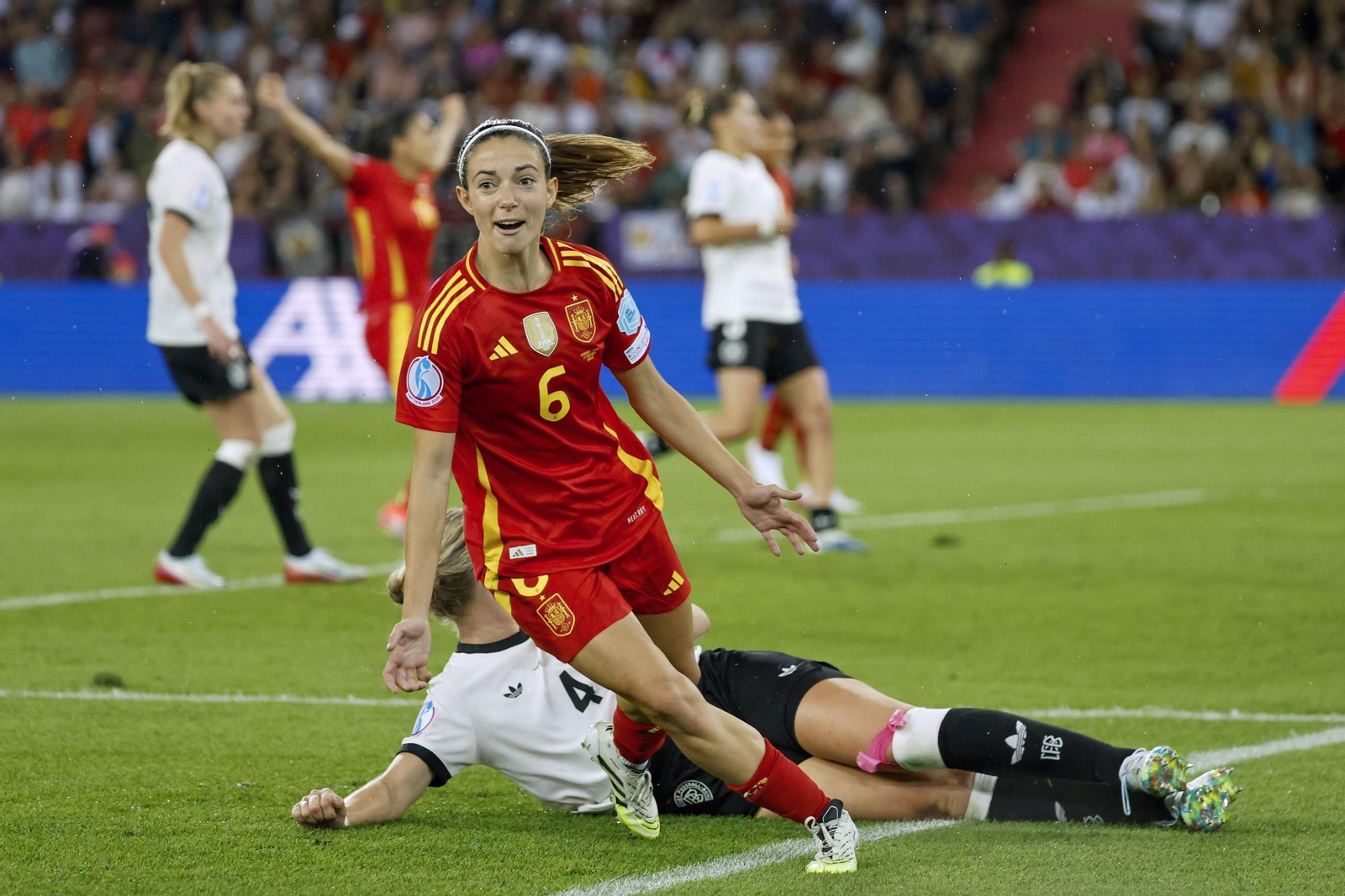 Las mejores imágenes del pase a la final de España ante Alemania en la Eurocopa femenina