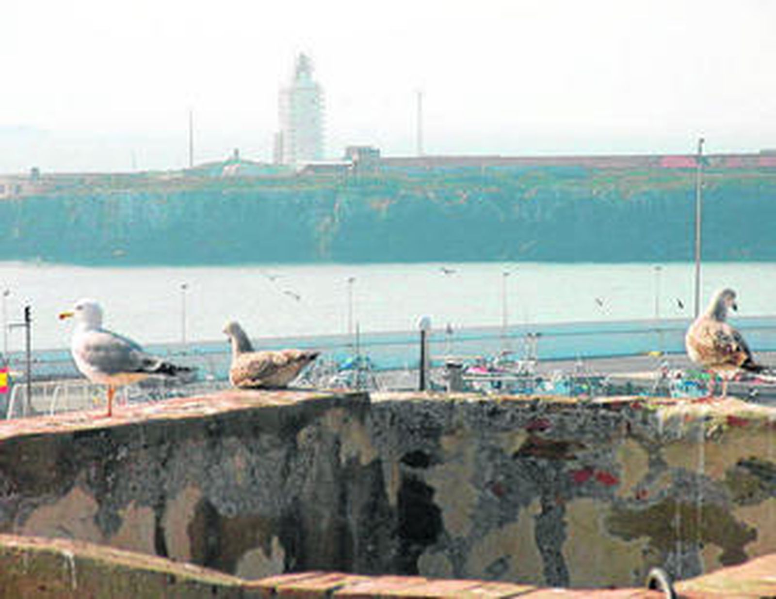 La Isla de Tarifa, desde el castillo de Santa Catalina.