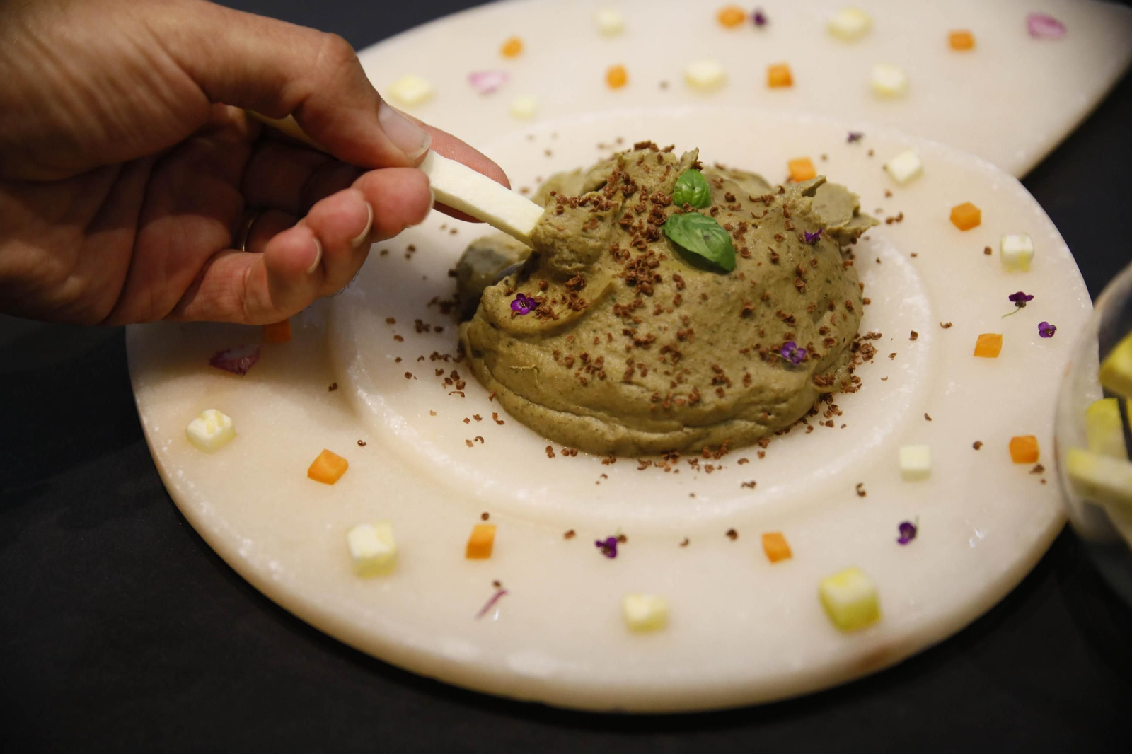 Las imágenes de una nueva variedad de berenjena en Almería