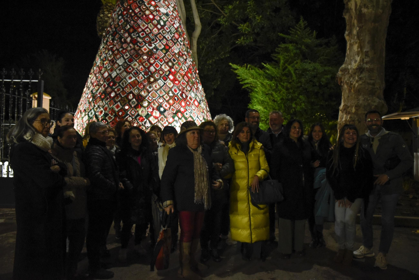 Fotos del poblado navideño de los Jardines Saccone de La Línea