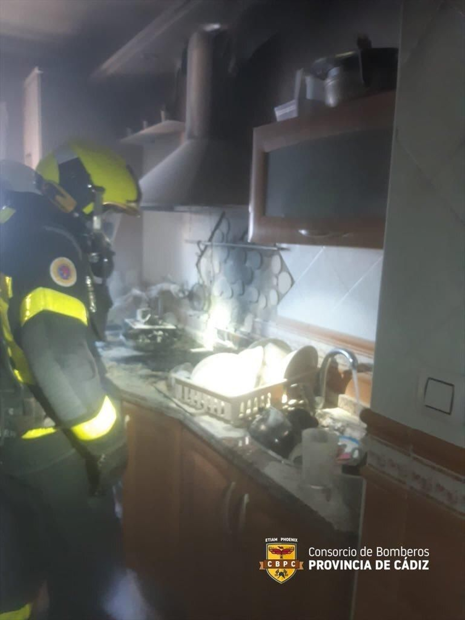 Incendio de una vivienda en La Asunción