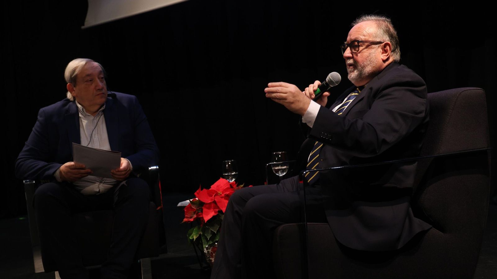 Joaquín Villanova, alcalde de Alhaurín de la Torre en el desayuno-coloquio de Málaga Hoy celebrado en el municipio