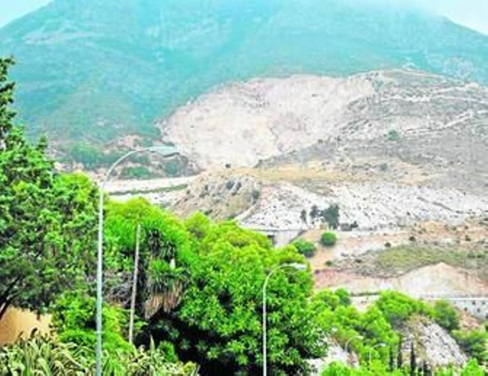 Una vista general de la cantera.