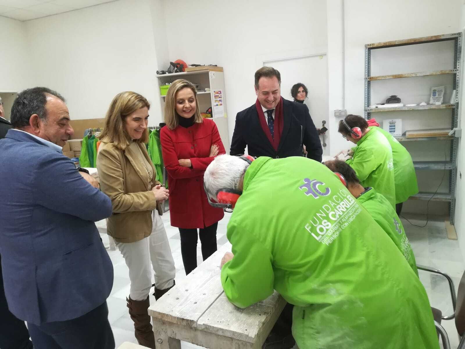 Visita consejera de Empleo a Fundación Los carriles.