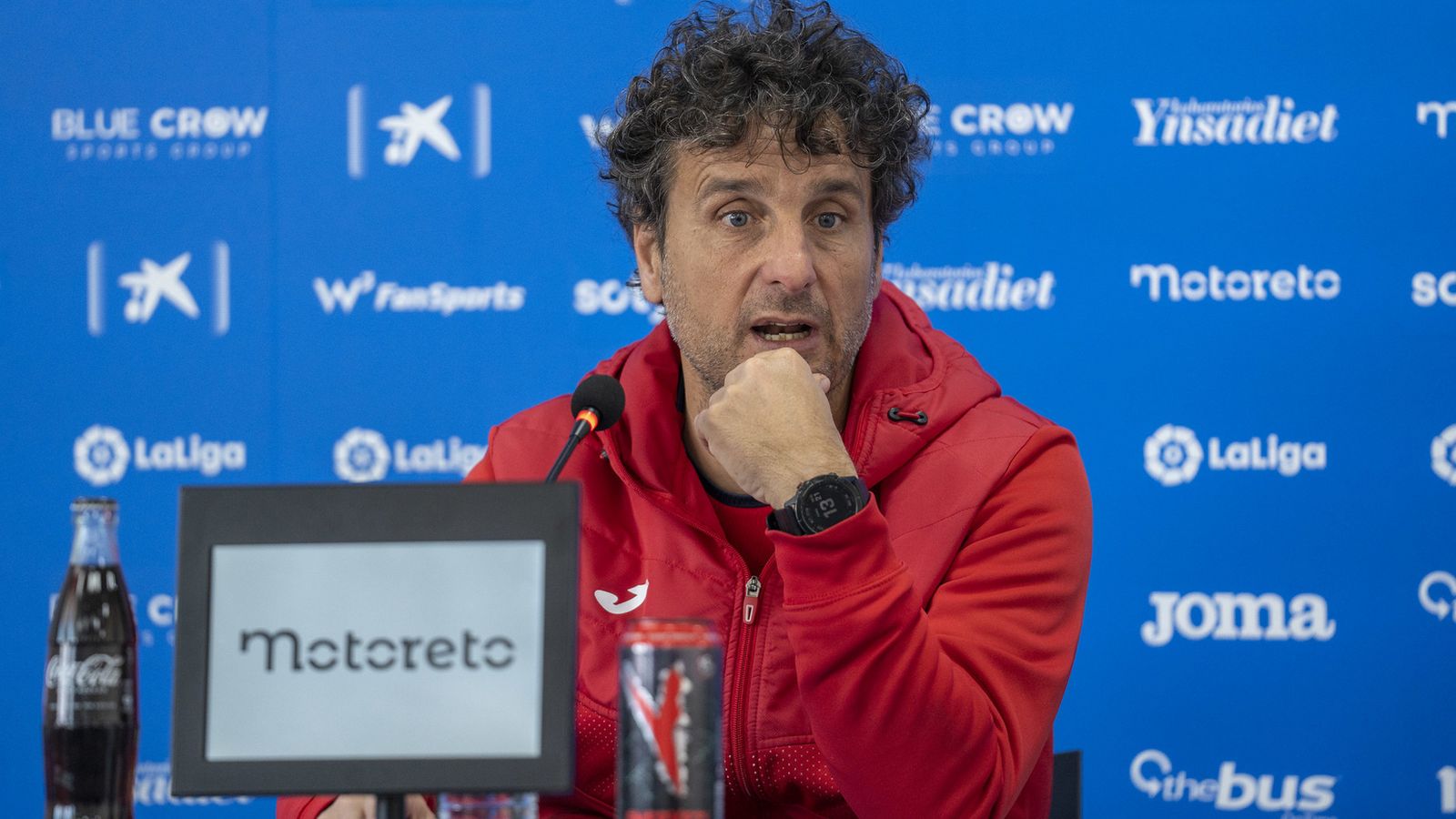 Imanol Idiakez, en rueda de prensa.