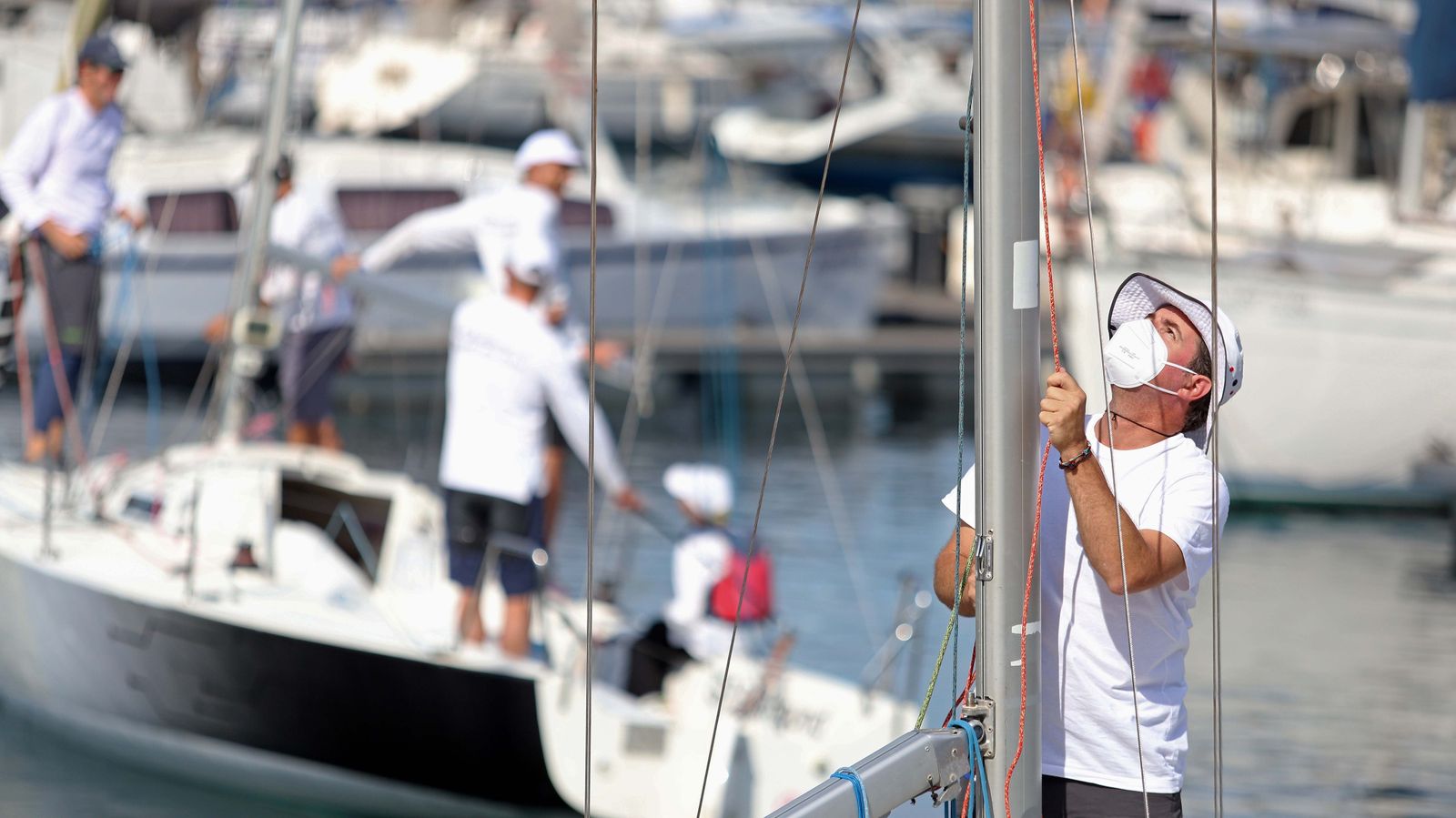 Fotos de la jornada del domingo en el XV Campeonato de España de J80 en La Línea
