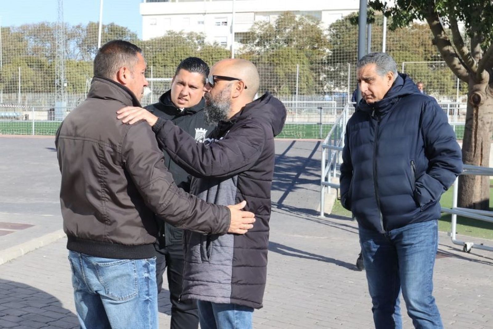 Juan Carlos se ha despedido de la plantilla y de los dirigentes este lunes tras su destitución.