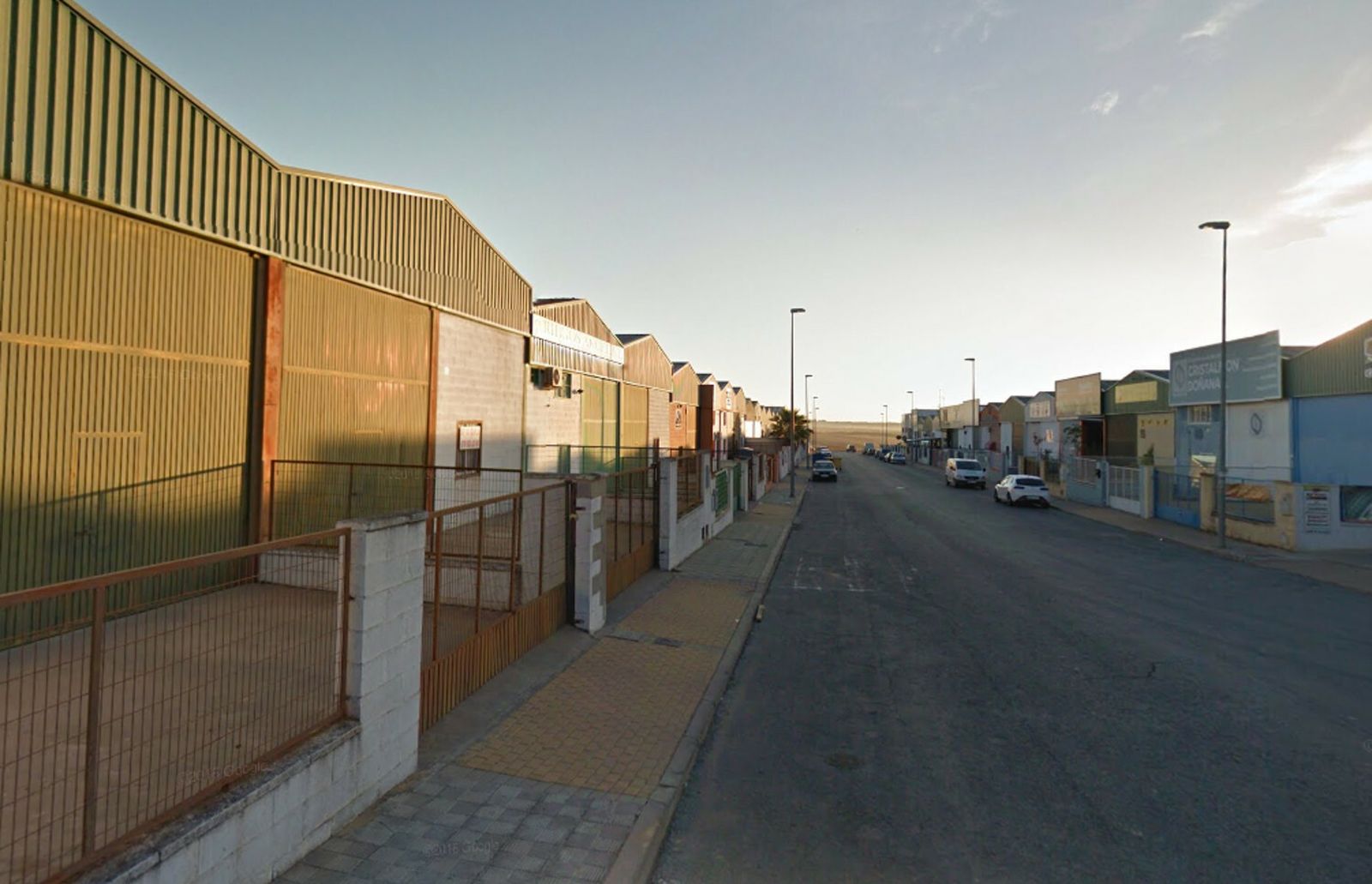 Panorámica del polígono El Tomillar de Almonte, donde sucedieron los hechos en 2008.