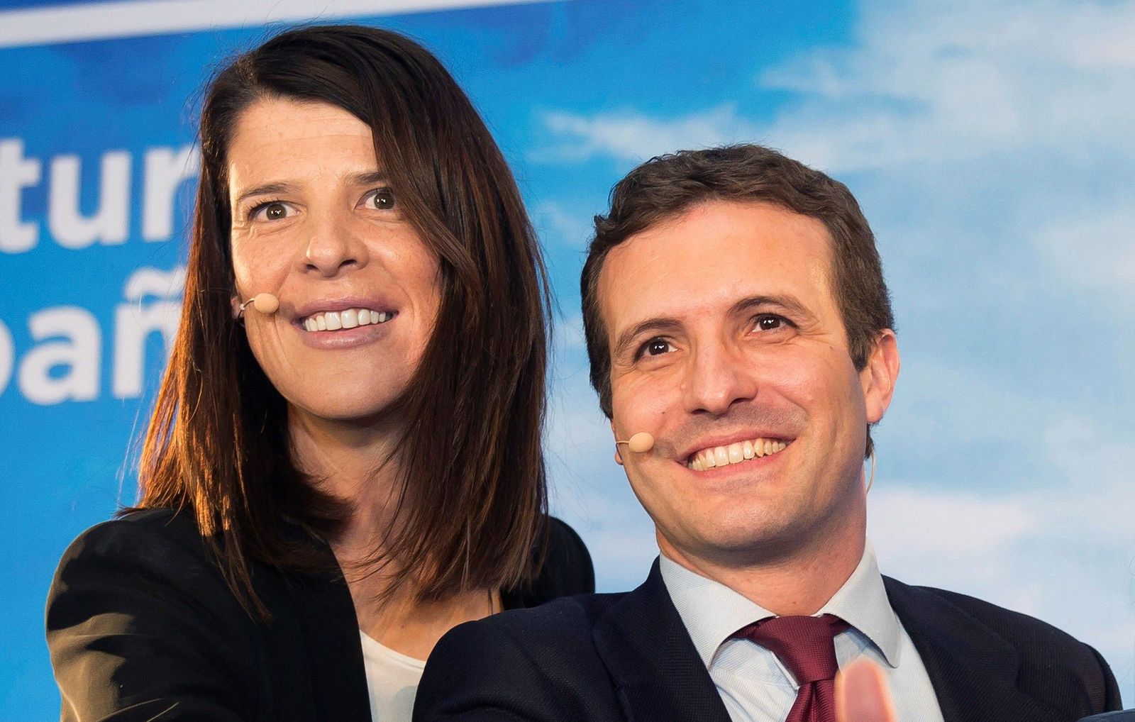 Ruth Beitia y Pablo Casado