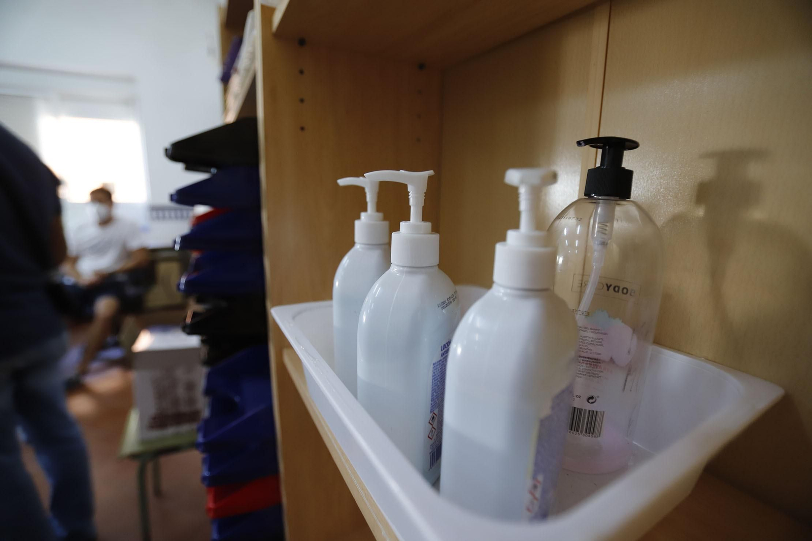 Imágenes de la vuelta al cole en las aulas de Huelva