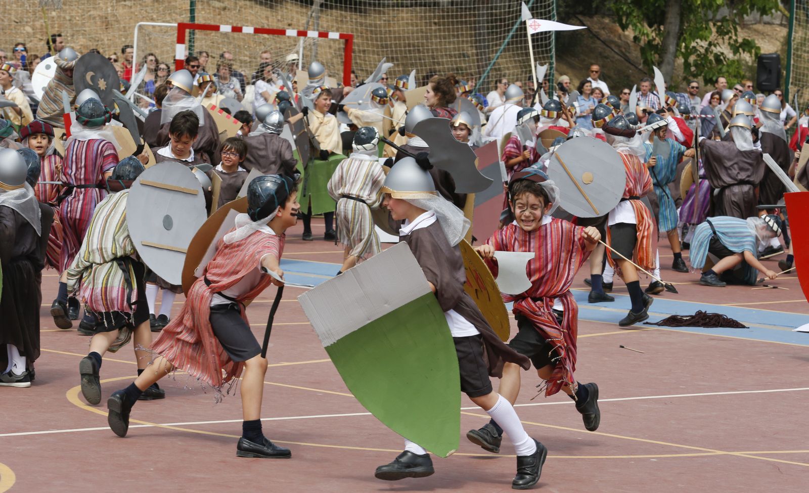 La Batalla de las Navas de Tolosa escenificada por los alumnos de El Romeral