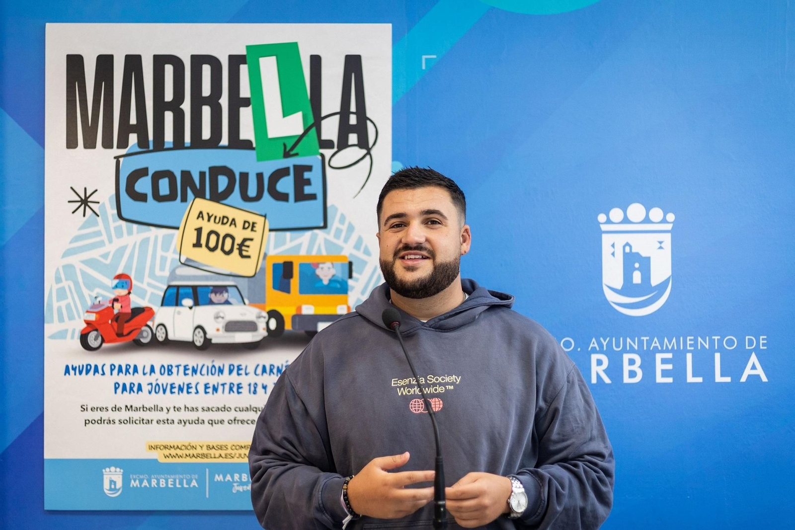 El el concejal de Juventud, Alejandro González.